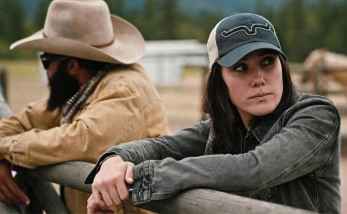 Eden Brolin as Mia in a scene from Yellowstone. 