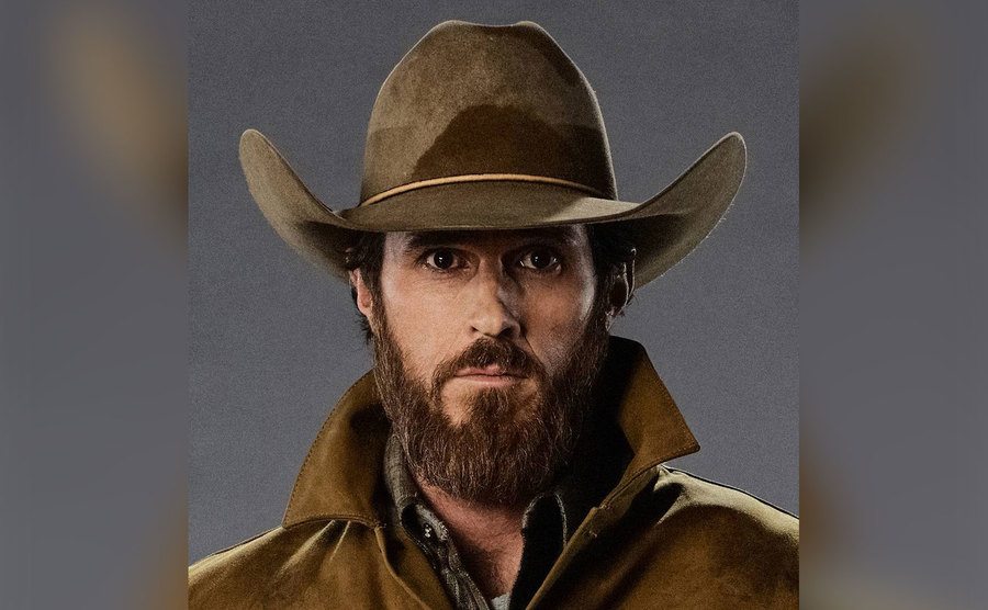 A portrait of Dave Annable in Yellowstone. 