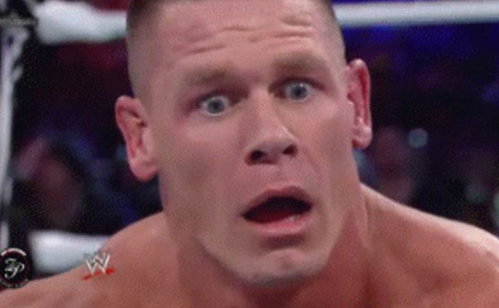 The surprised look on John Cena’s face that because a meme. 