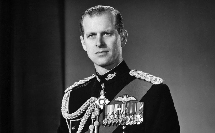 A dated royal portrait of Prince Philip.