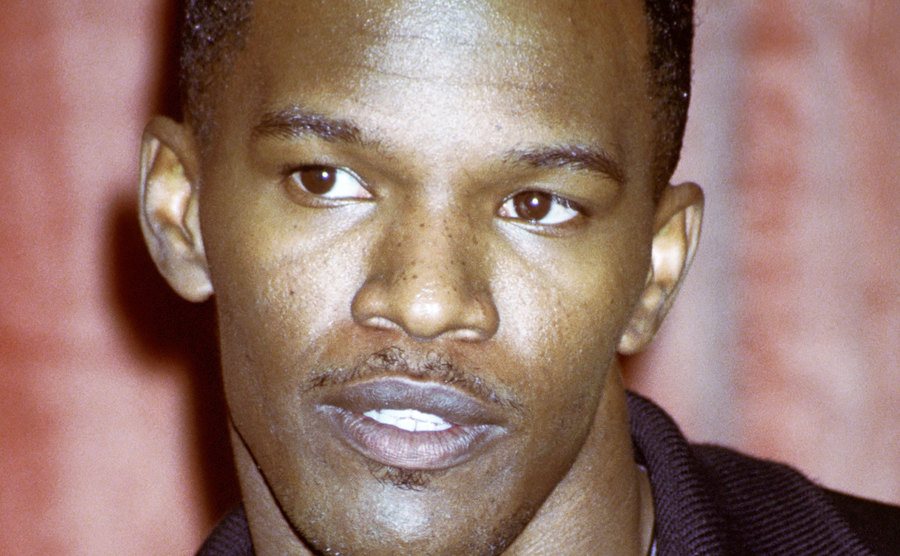 A photo of a younger Jamie Foxx.