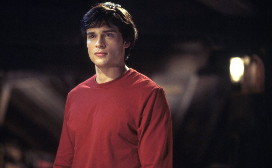A promotional still of Tom Welling in Smallville.