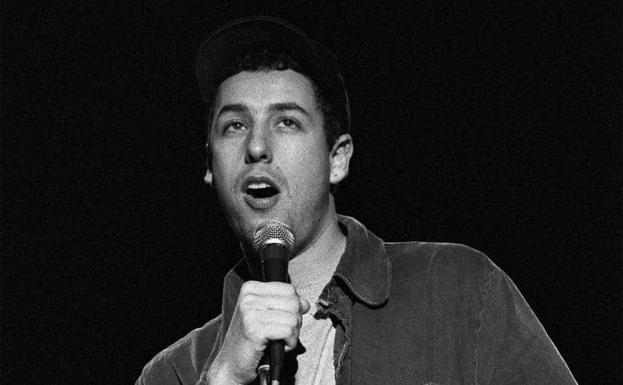 Adam Sandler performs stand-up at Lafayette College