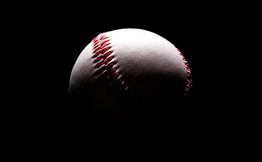 A photo of a baseball ball.