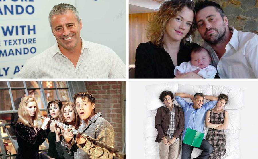 Matt LeBlanc / Melissa McKnight, Matt LeBlanc and their baby / The cast of Friends / The cast of Episodes 