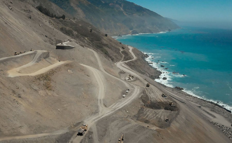 A general view of Highway 1 in the Big Sur area.