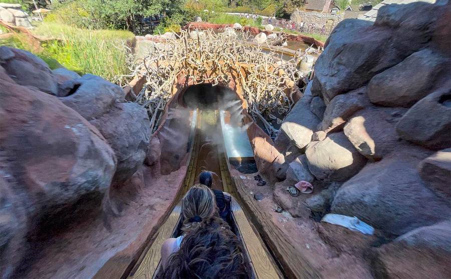 The view from Splash Mountain. 