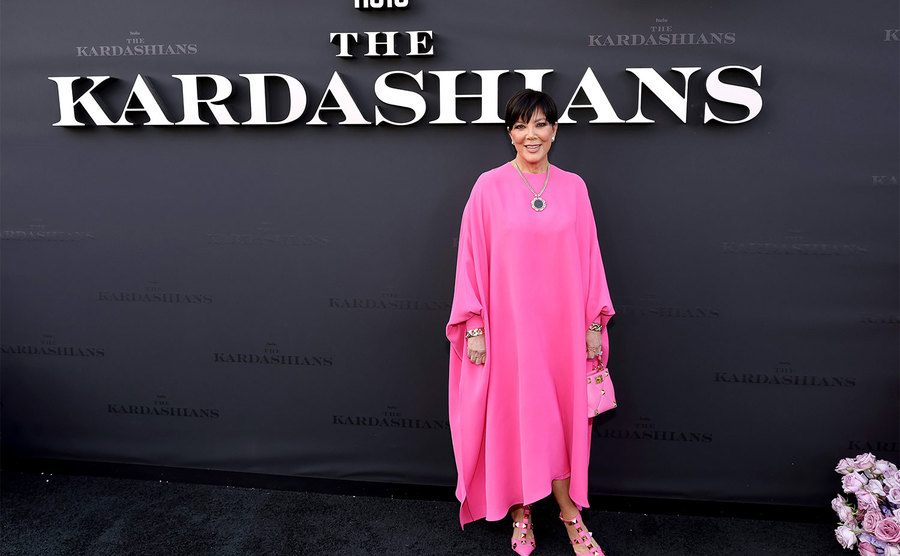 Kris Jenner attends the Los Angeles premiere of Hulu's new show 